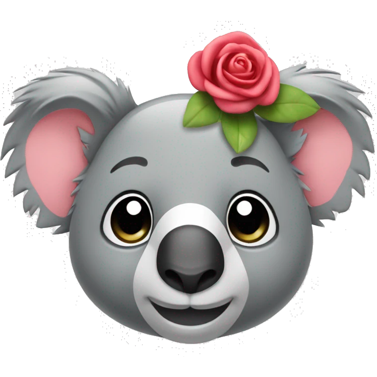 Koala med rosett emoji