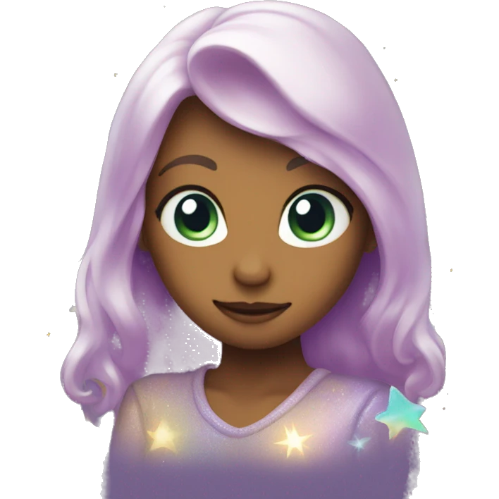 Iridescent twinkle emoji
