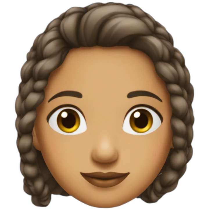 femme mauricienne cheveux longs emoji