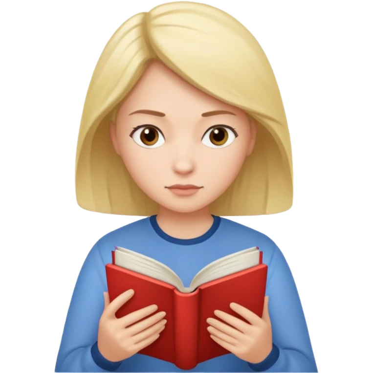 woman reading book emoji