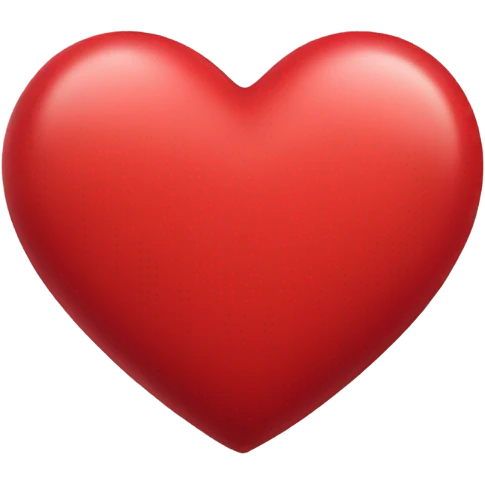 red heart  emoji