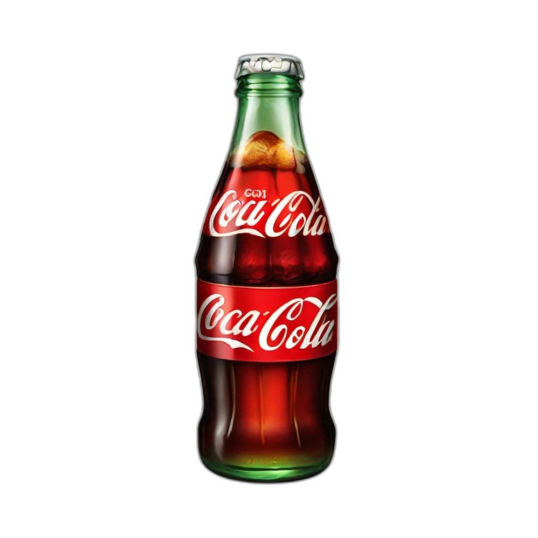 Coca cola glass bottle emoji