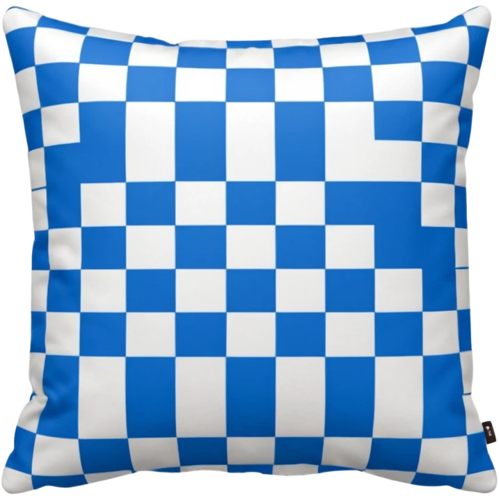 square pattern pillow emoji