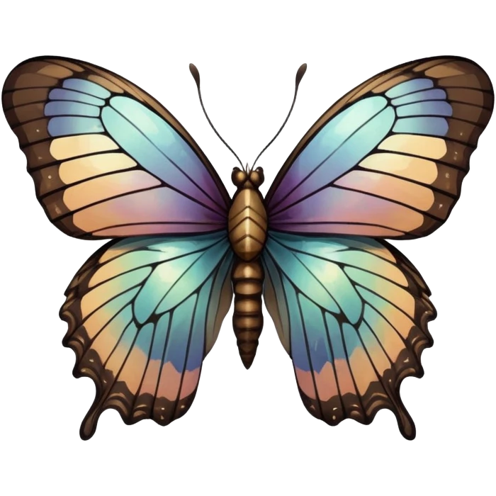 dead cracked butterfly emoji