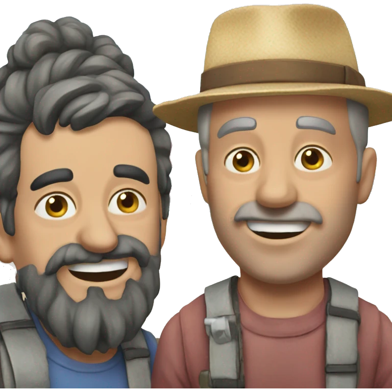Dos caballitos de mar besandose emoji