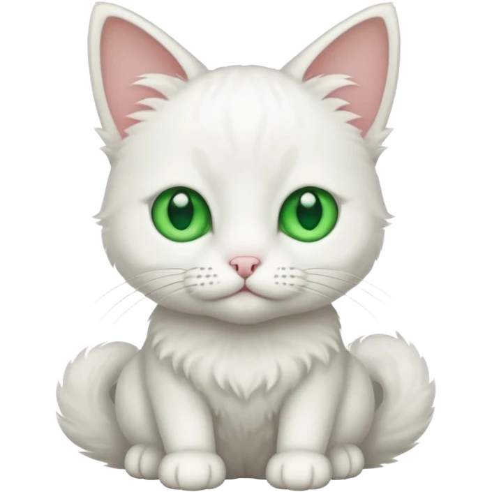 gato blanco emoji