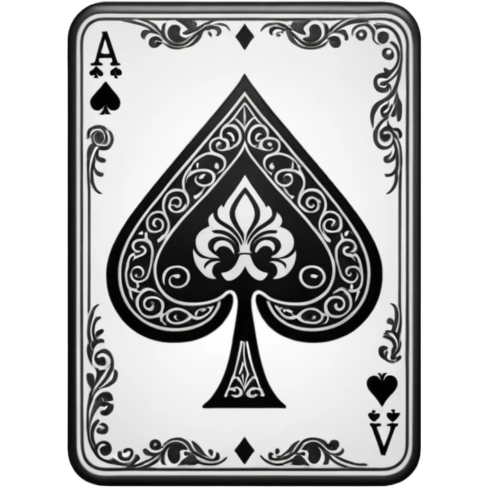 ace of spades emoji