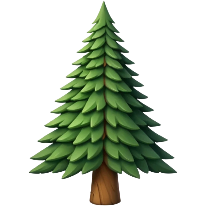 pine tree triangular form emoji