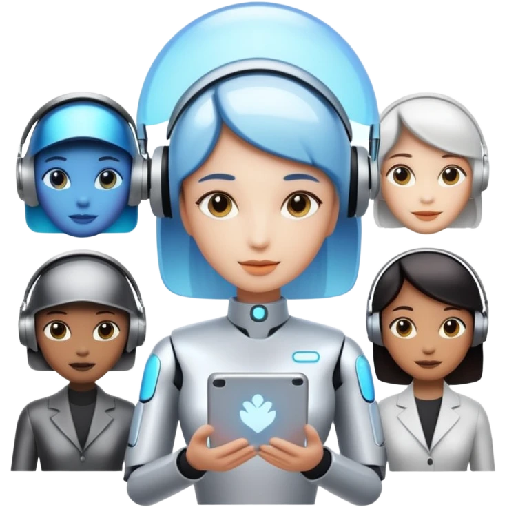 Personalized AI assistants manage daily urban life.  emoji