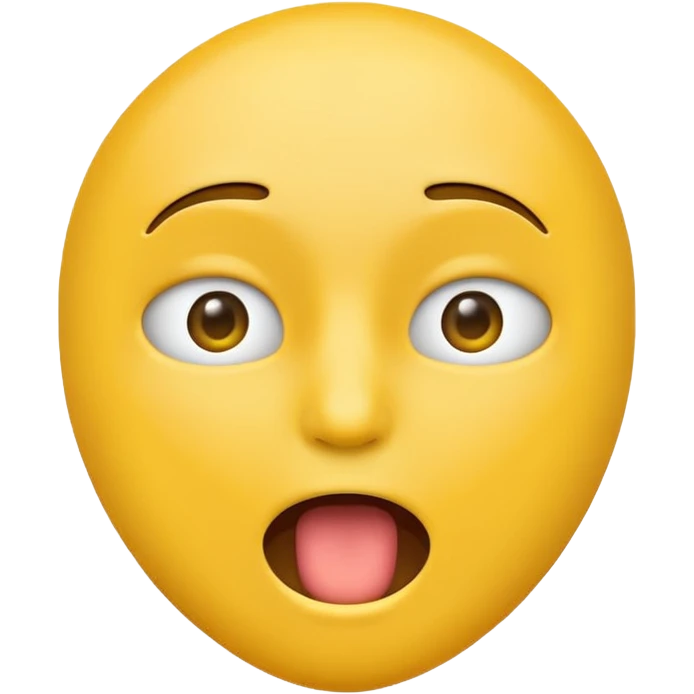 emjoi blankface with agap mouth emoji