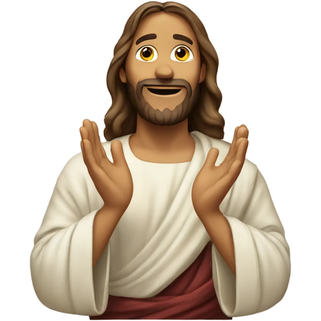 jesus clapping emoji
