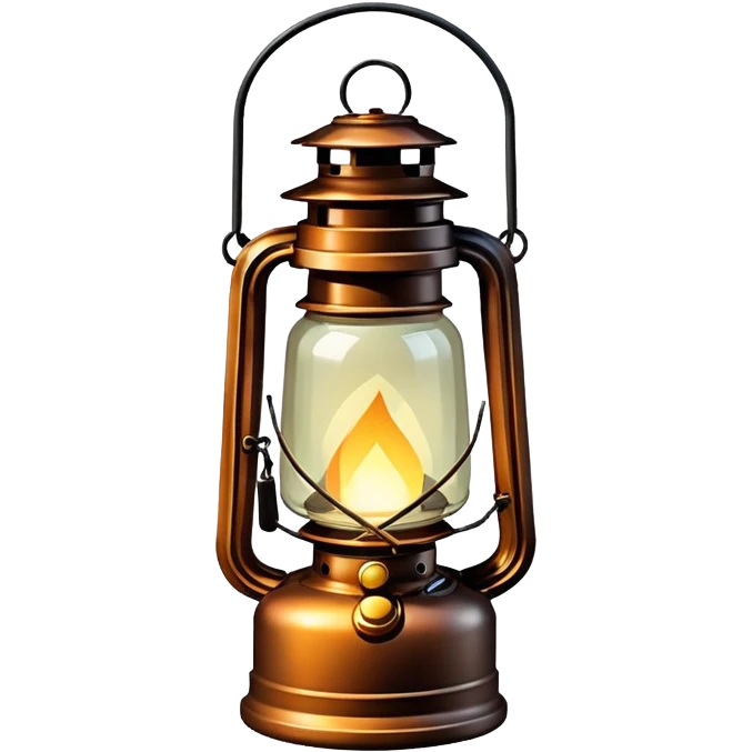 camping lantern emoji