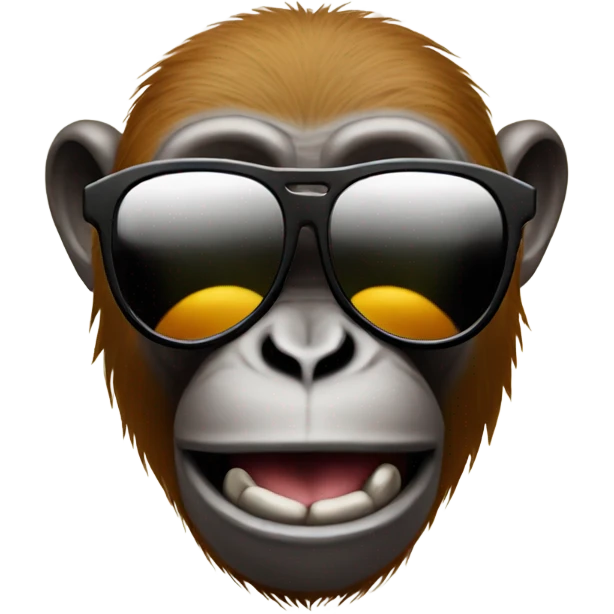monkey with sunglasses emoji