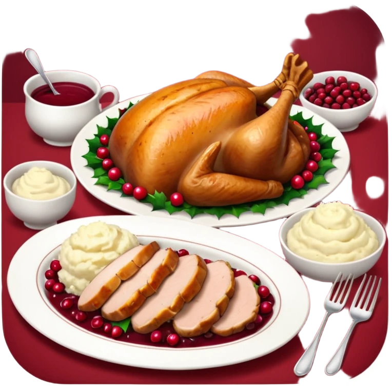 ceia de natal emoji