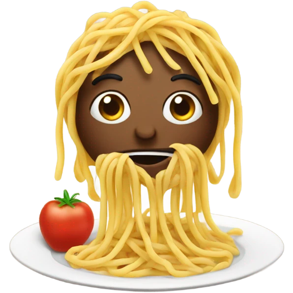 Spaghetti lovers emoji