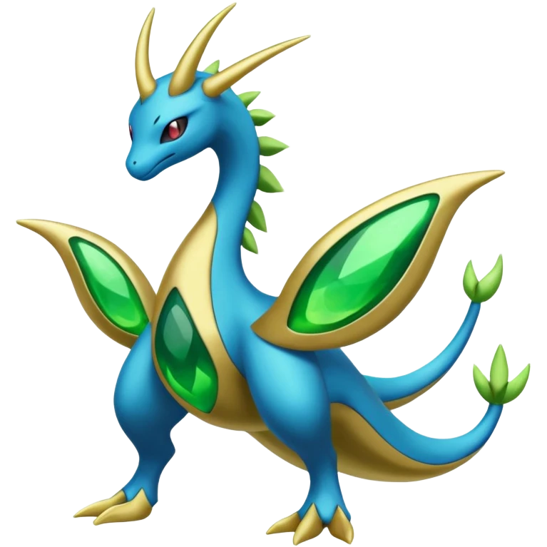 Cresselia-Amaura-Zygarde-Electrike-Fakémon-fusion, full body emoji