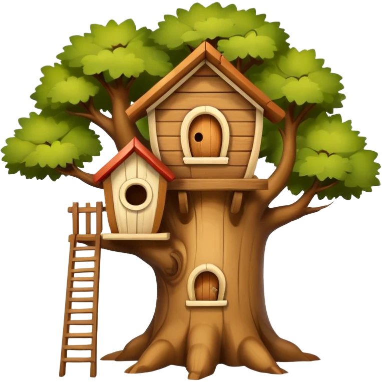 squirrel house on the tree emoji