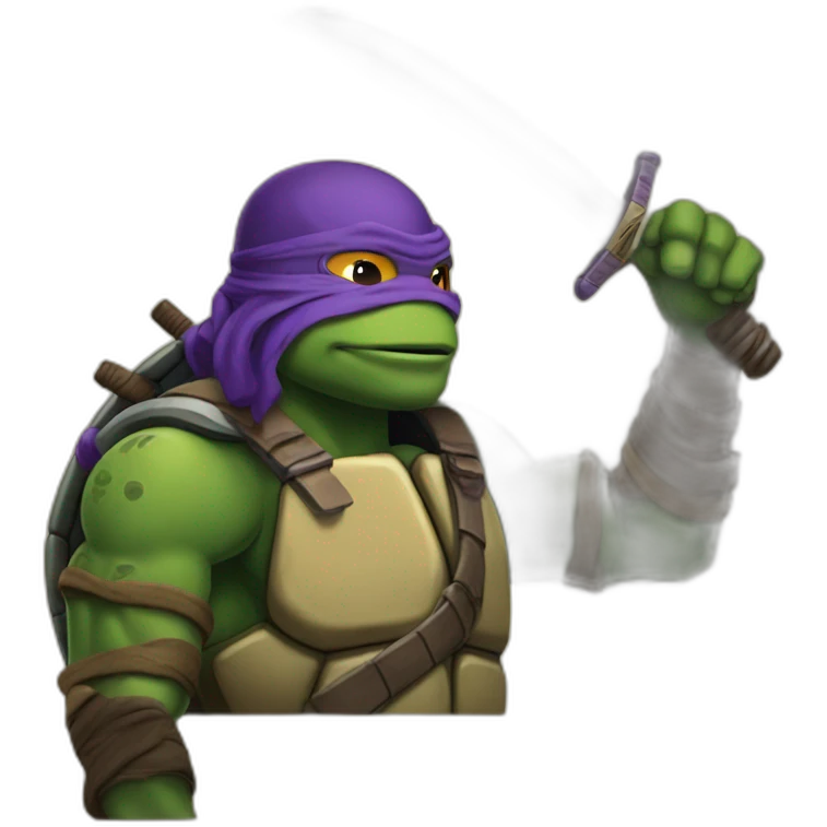 donatello ninja turtles emoji