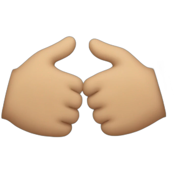 Trump holding his hands out emoji
