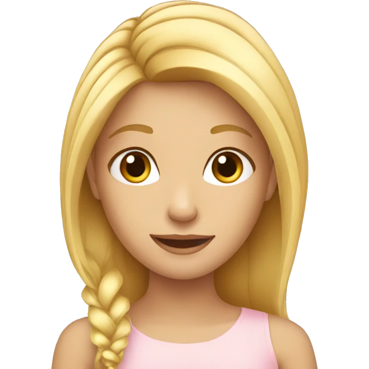 Blond girl  emoji