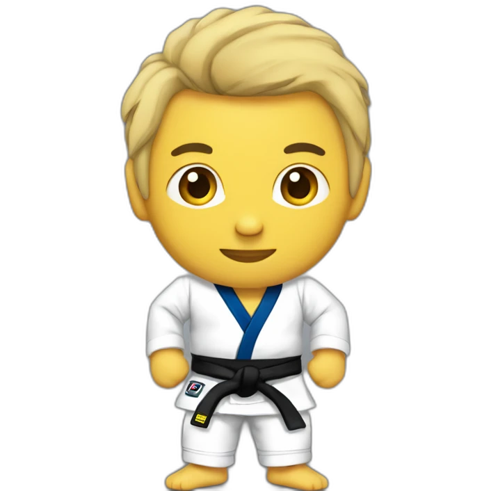 monchici wearing jiujitsu emoji
