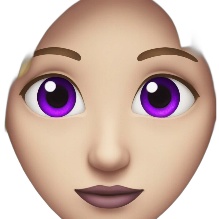 purple eyes emoji