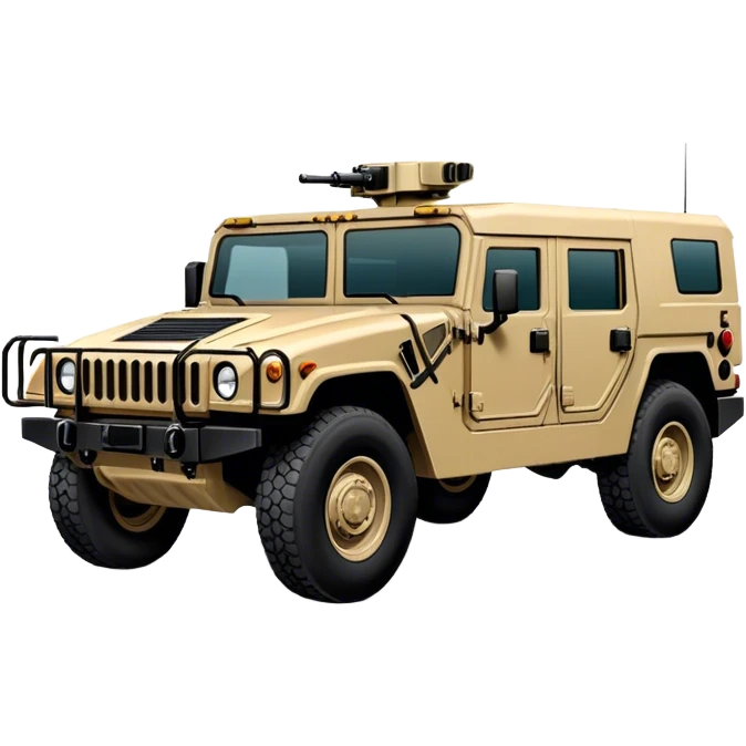 Humvee (HMMWV) (sand colour) emoji