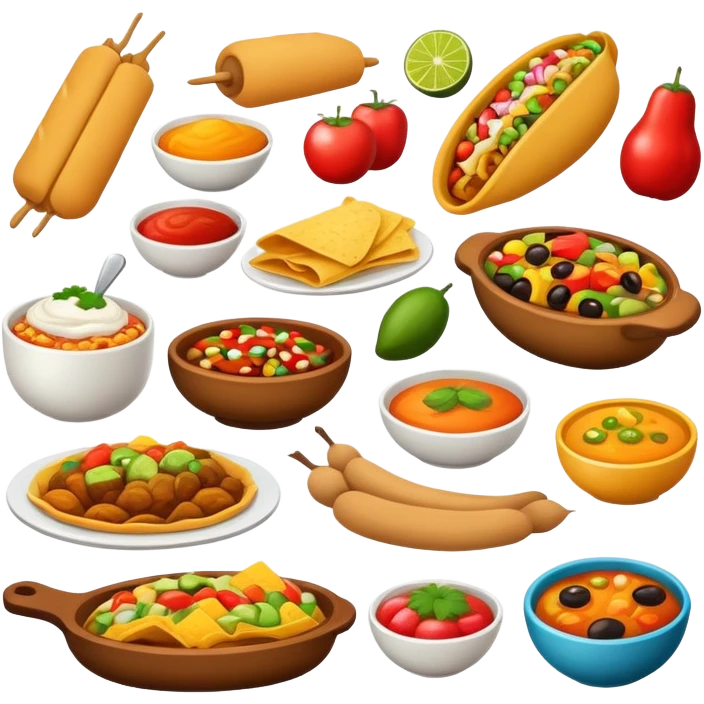 Hispanic food emoji