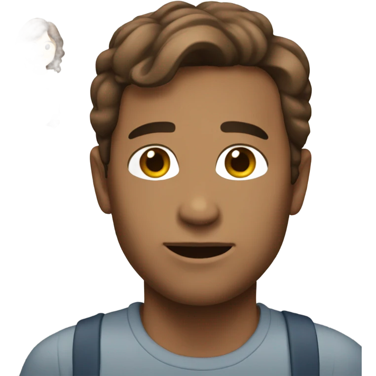Change the hair to brown emoji