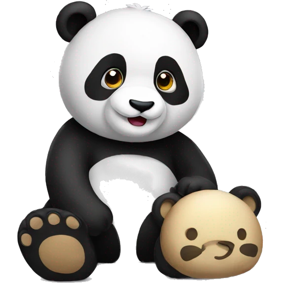 Good night panda emoji