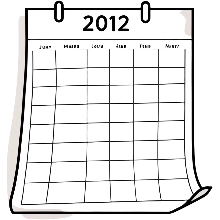 calendar page flipping emoji