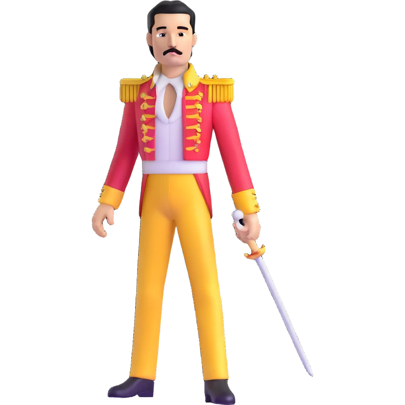 freddie mercury full body emoji