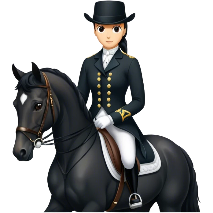Dressage horse emoji