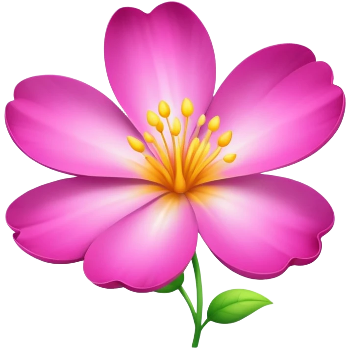 pleasant aroma wafting from a flower emoji