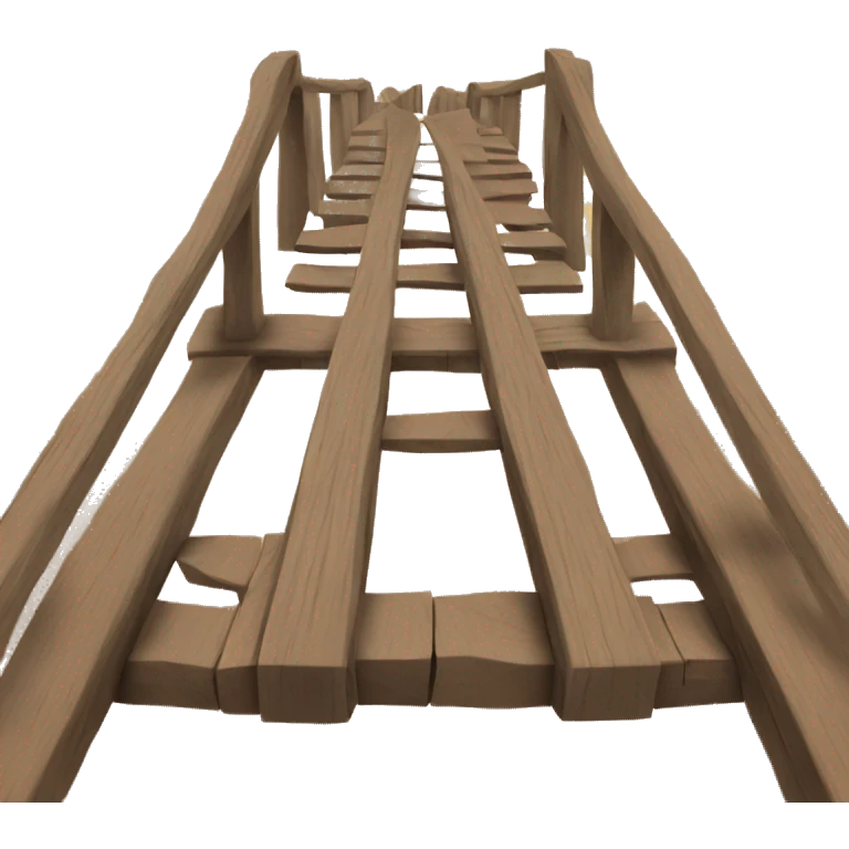 Wooden bridge emoji