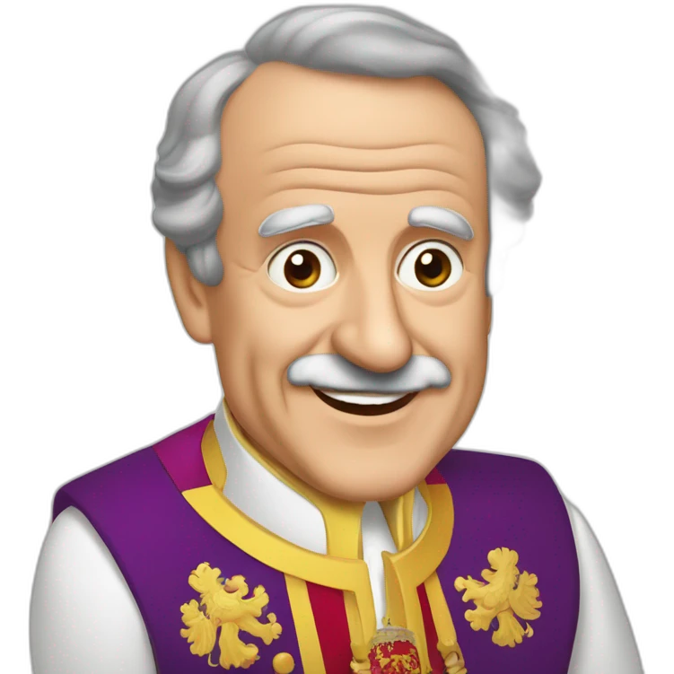 Juan Carlos I de España cartoon emoji