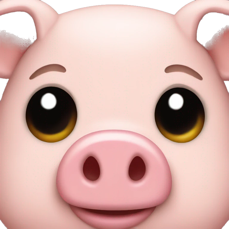pig smile face emoji