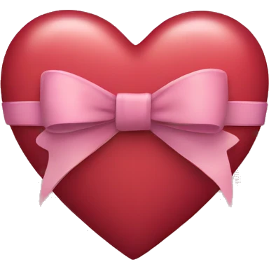 Heart with bow  emoji