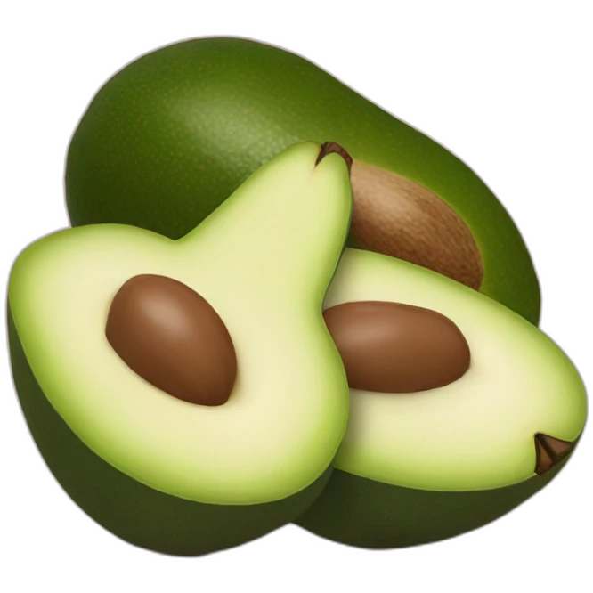 Aguacate enamorado emoji