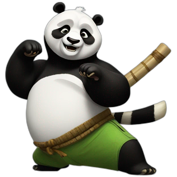 Panda kung fu panda emoji
