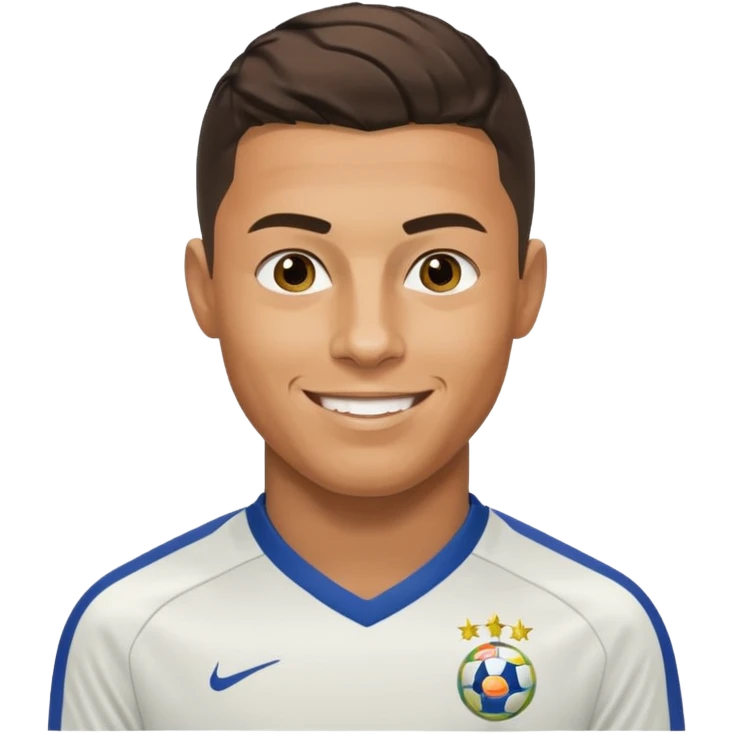 Ronaldo 2008 smiling  emoji