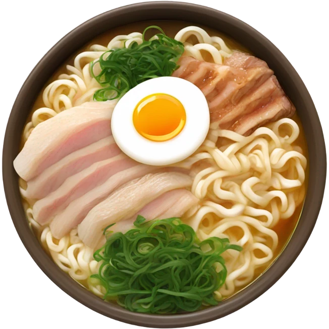 Ramen soup, japanese corean core emoji