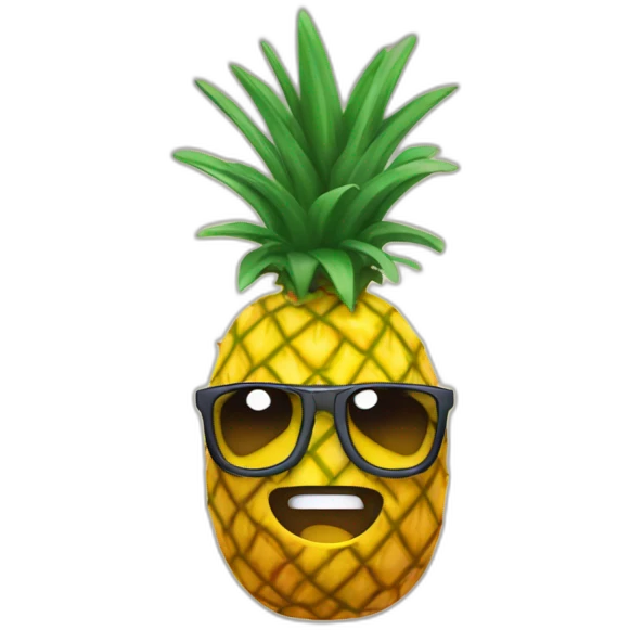 Man pineapple chad emoji