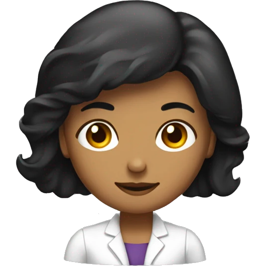 a black haired women computer ingeneer emoji