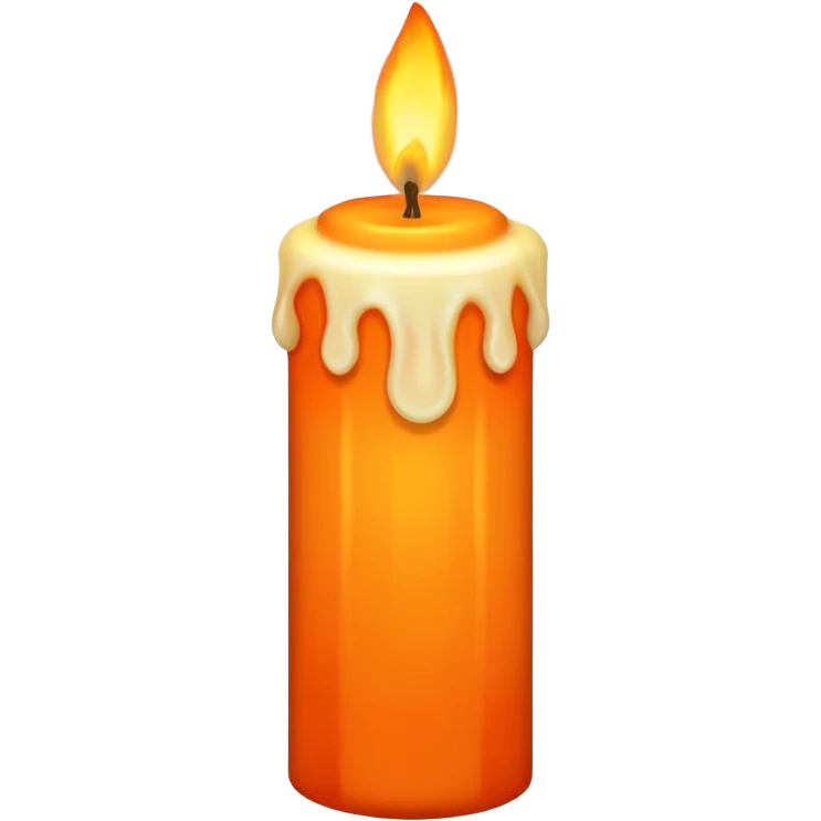 autumn vibe candle emoji
