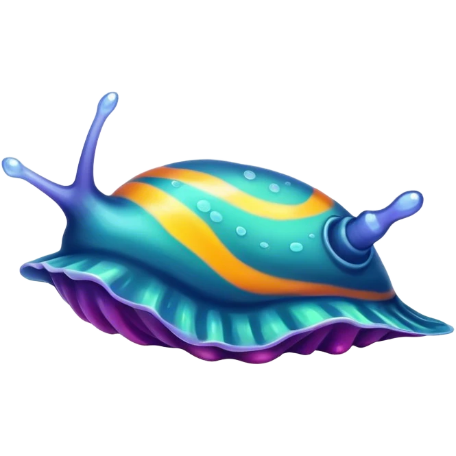 Sea slug  emoji