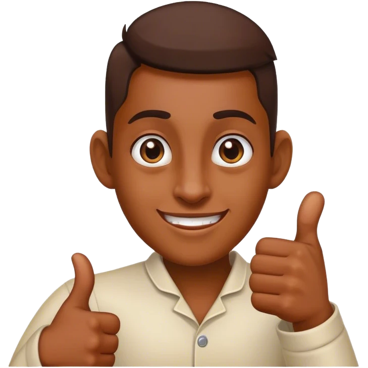ear + thumb up freaky emoji