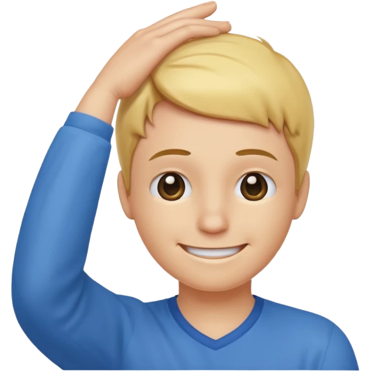 smiley putting hand on front of forehead emoji