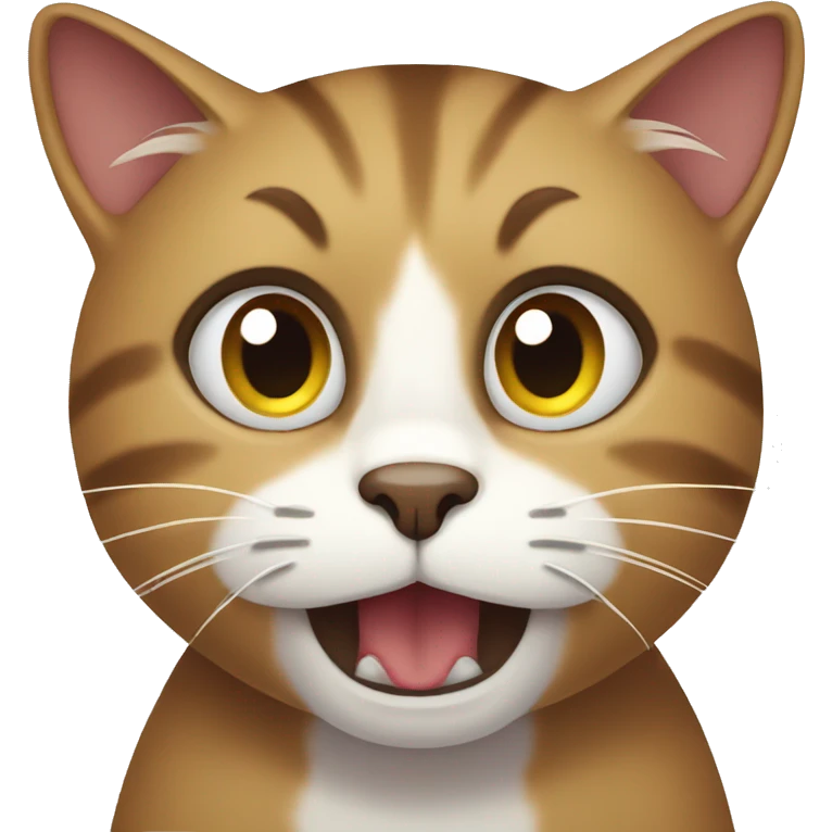 scared cat emoji