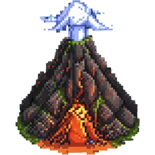 smiling volcano emoji
